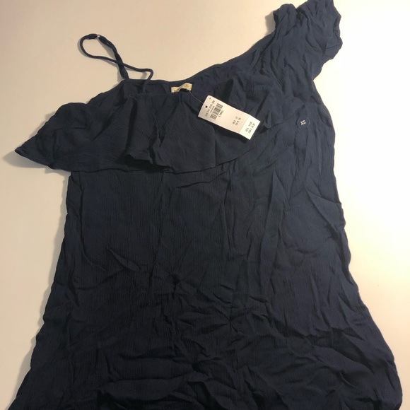 Hollister Tops - 4/$20: Hollister NWT navy one shoulder top Sz XS